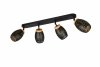 Nowoczesny plafon lampa sufitowa 4-płomienna czarna regulowane tuby klasyczna w stylu orientalnym metalowa drewniany dekor BIDAR R81574080 Rl